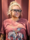 JAX Tangle-Free Oversized Sunglasses