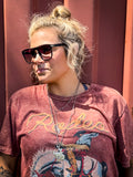 JAX Tangle-Free Oversized Sunglasses
