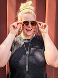 Classic Aviators - Tangle-Free Oversized Sunglasses