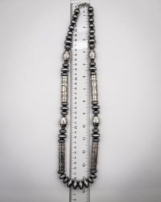 Greer Barrel Pearl Necklace Set
