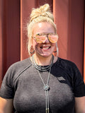 Classic Aviators - Tangle-Free Oversized Sunglasses