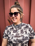 Linny Tangle-Free Oversized Sunglasse