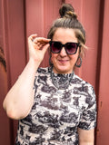 Linny Tangle-Free Oversized Sunglasse