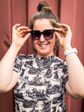 Linny Tangle-Free Oversized Sunglasse