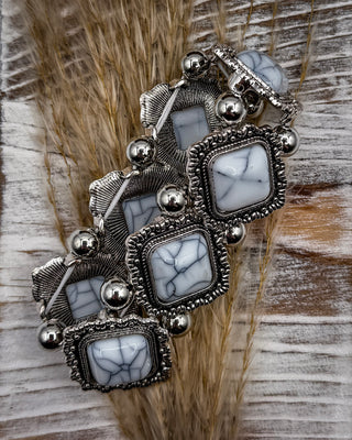 Landry Stretch Bracelet in White