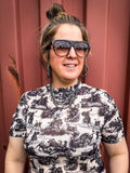 Ember Tangle-Free Oversized Sunglasses