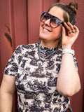Ember Tangle-Free Oversized Sunglasses