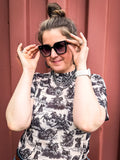 Athena Tangle-Free Oversized Sunglasses