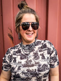 Shay Tangle-Free Polarized Oversized Sunglasses