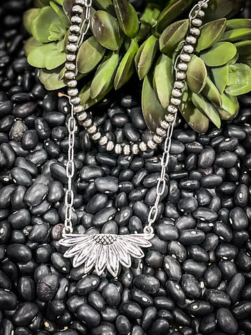 Sunflower Two Row Necklace