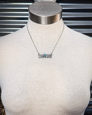 Wild West Nights Necklace in Teal