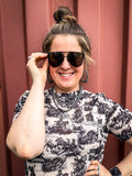 Shay Tangle-Free Polarized Oversized Sunglasses