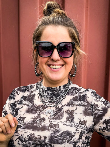 Zara Tangle-Free Oversized Sunglasses