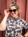 Zara Tangle-Free Oversized Sunglasses