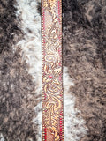 Flora - Brown and Red Hooey Belt