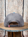 Back view of hat showing the snapback closure
