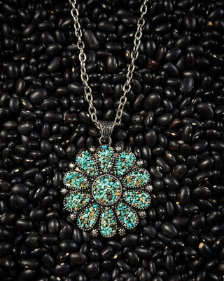 Valera Aqua Cluster Fashion Necklace