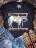 Flat lay with Cowgirl Tuff Jeans and Twisted X shoes