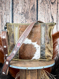 Myra Bag - Cornell Rose Hair On Leather Bag