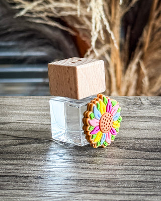 Sunflower Vent Clip Car Diffuser in Western Sky
