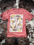 Western Boots Graphic Tee - Vintage Wine