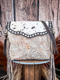 Myra Bag - Ralphy Leather and Hair On Hide Crossbody Bag