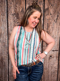 Sunstripe Serape Tank Top