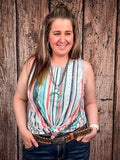 Sunstripe Serape Tank Top