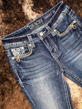 Grace in LA Easy Fit Women's Lucky West Boot Cut Jeans