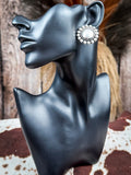 earrings on mannequin