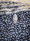 ear pin on beans and wheat