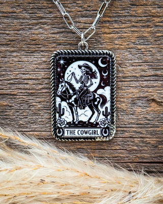 Deadwood Cowgirl Pendant Necklace