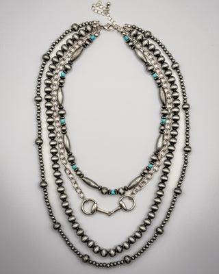 Rowan Snaffle Bit Layered Necklace