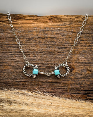 Brielle Snaffle Bit Necklace and Earring Set