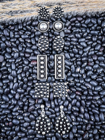 stud set on beans and wheat