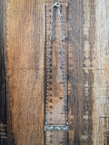 bar necklace on ruler, 8 in