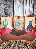 front of bag, wood backdrop