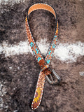 belt on cowhide