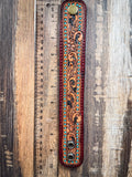 bracelet on wood with ruler