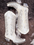 boots on cow hide