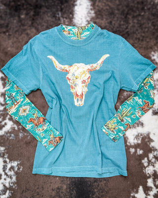 Cimarron Skies Mesh Top by Sterling Kreek