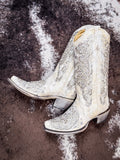 boots on cowhide