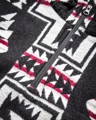 Blackstone Aztec Pullover Hoodie in Black
