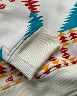 Copperline Aztec Hoodie in Cream