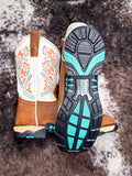 boots on cowhide