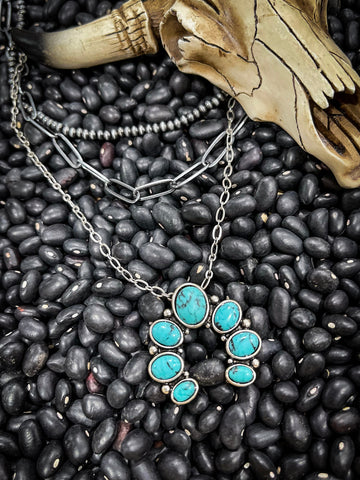 Risque Navajo Turquoise Layer Necklace