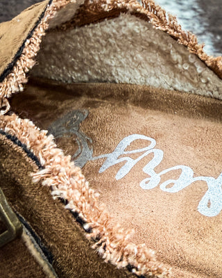 Cali Buckle Platform Clog in Tan by Very G