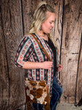 Jonelle - Vintage Coral - Aztec Mesh - Duster - Western Fashion - Bronco Western Supply Co.