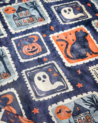 Moon Child Vintage Halloween Mesh Top by Blakeley