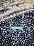 Foxglove Stone Bar Necklace